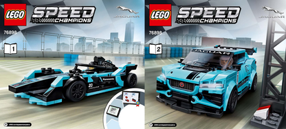 76898 Formula E Panasonic Jaguar Racing GEN2 Car & Jaguar I-PACE eTROPHY (Certified) LEGO Speed Champions