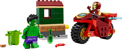 76287 Iron Man with Bike and The Hulk (Used) LEGO Super Heroes
