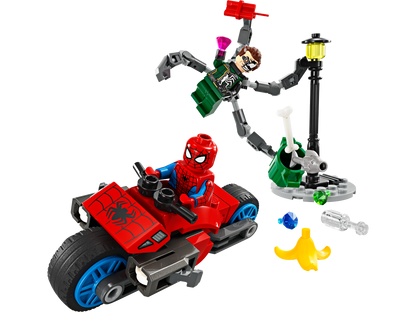 76275 Motorcycle Chase: Spider-Man vs. Doc Ock (Used) LEGO Super Heroes