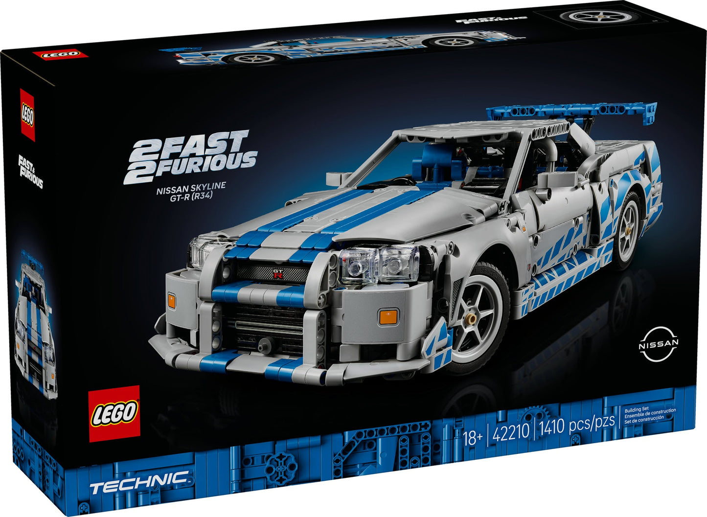 42210 2 Fast 2 Furious Nissan Skyline GT-R (R34) Car