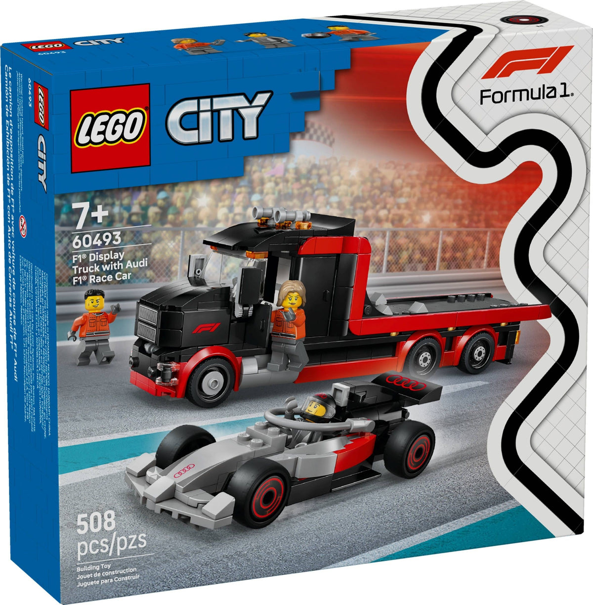 60493 F1 Display Truck with Audi F1 Race Car (Retired) LEGO City