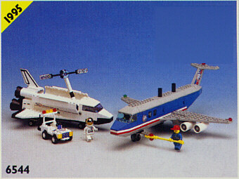 6544 Shuttle Transcon 2 (Used) LEGO Town