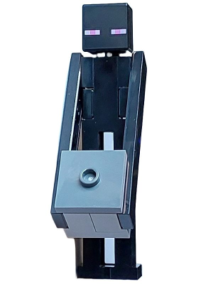 Enderman - Light Bluish Gray Block with Dark Bluish Gray Top (min151)