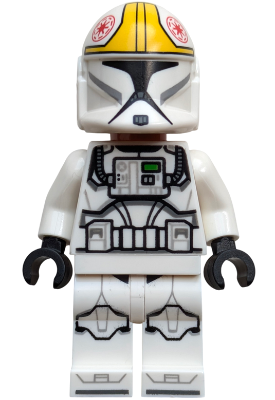 Clone Trooper Pilot (Phase 1) - Yellow Markings, Nougat Head (sw1425)