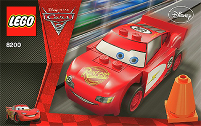 8200 Radiator Springs Lightning McQueen (Certified) LEGO Cars