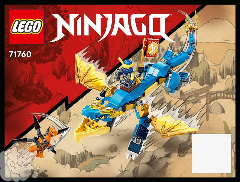 71760 Jay's Thunder Dragon EVO (Used) LEGO Ninjago