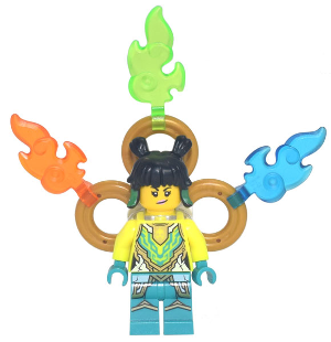 Mei - Neon Yellow Armor, Fire Rings (mk089)