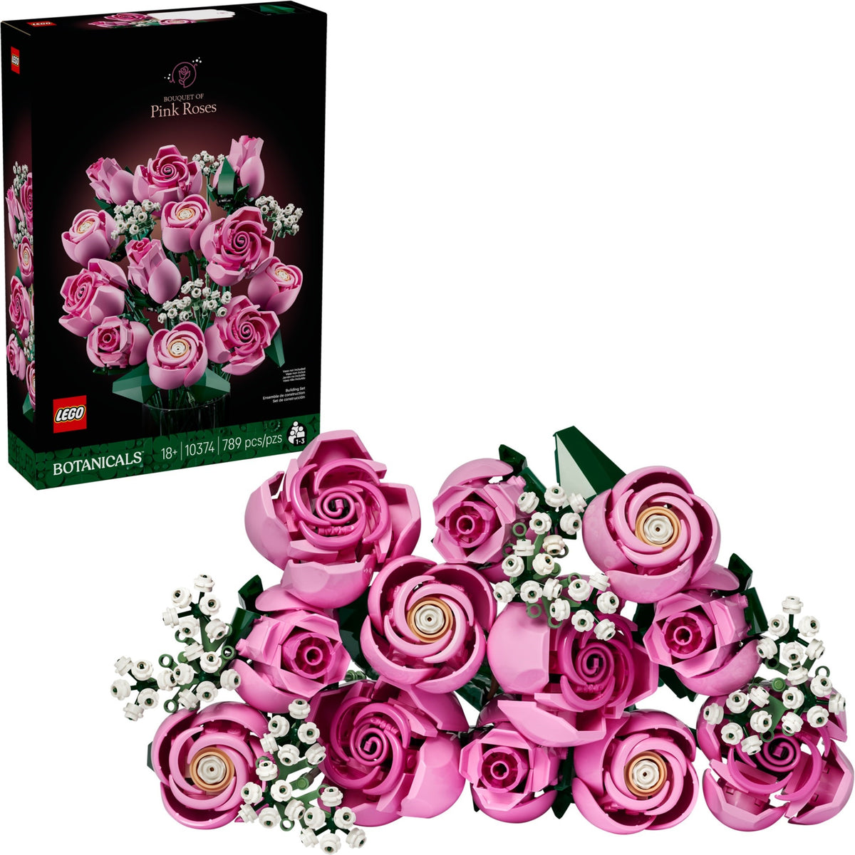 10374 Bouquet of Pink Roses (Retired) LEGO Botanicals