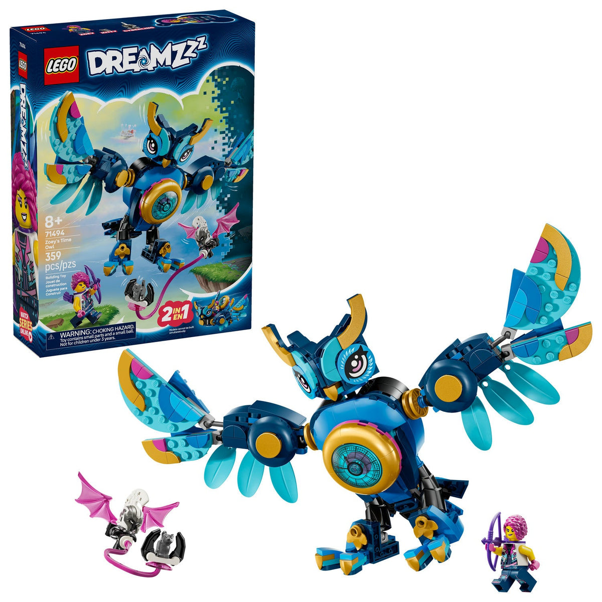 71494 Zoey's Time Owl (Retired) LEGO Dreamzzz