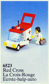6523 Red Cross (Used) LEGO Town