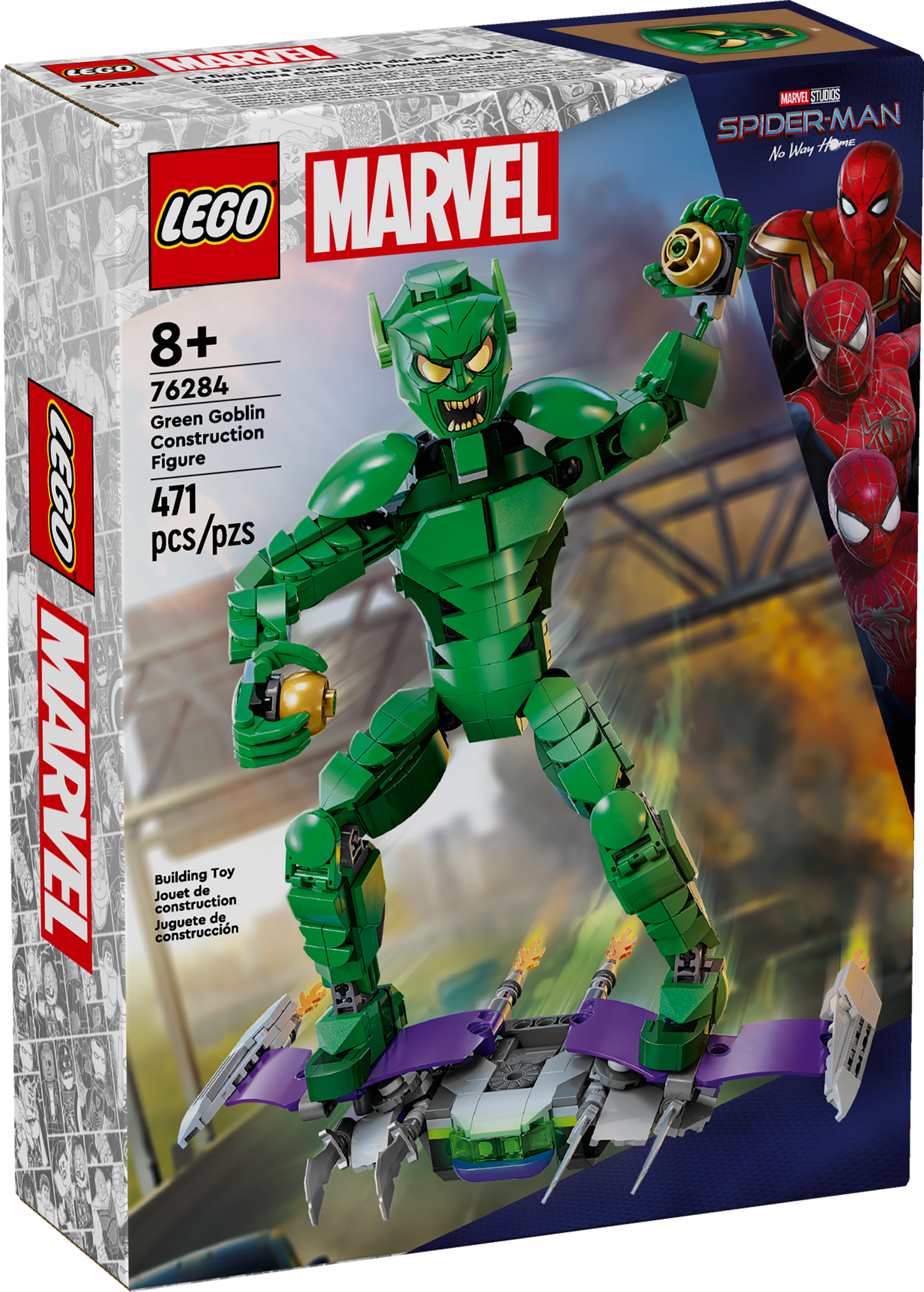 76284 Marvel Green Goblin Construction Figure