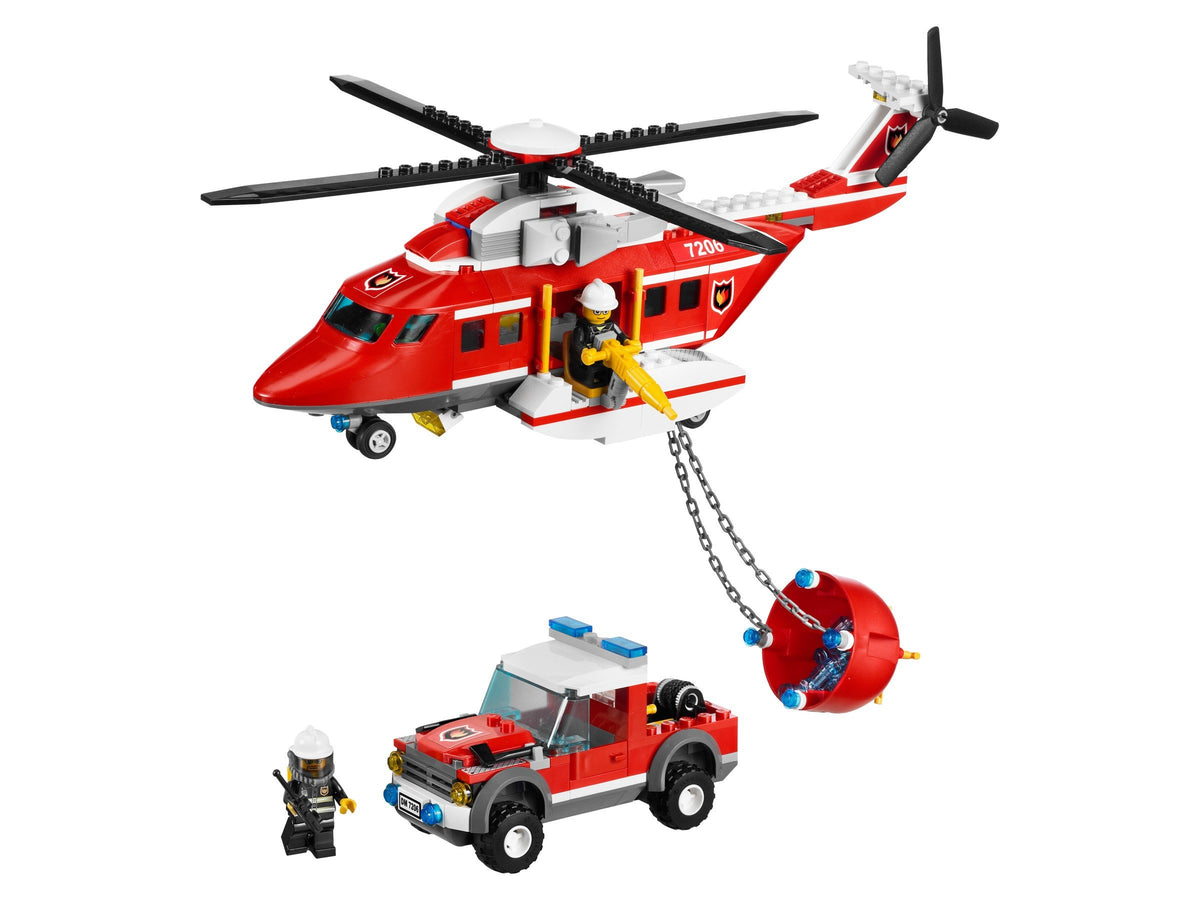 7206 Fire Helicopter (Used) LEGO City