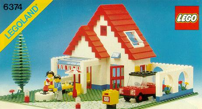 6374 Holiday Home (Used) LEGO Town