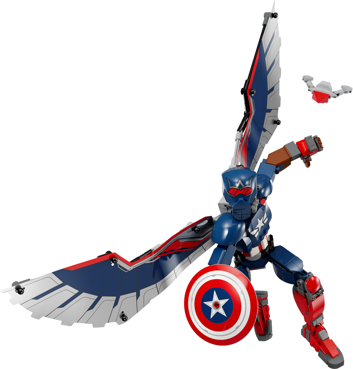 76296 New Captain America Construction Figure (Used) LEGO Super Heroes