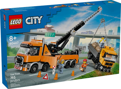 60467 Heavy-Duty Recovery Tow Truck with Crane