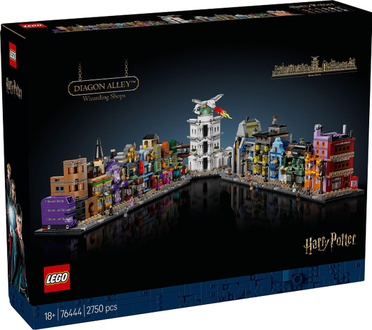 76444 Diagon Alley Wizarding Shops (Retired) LEGO Harry Potter