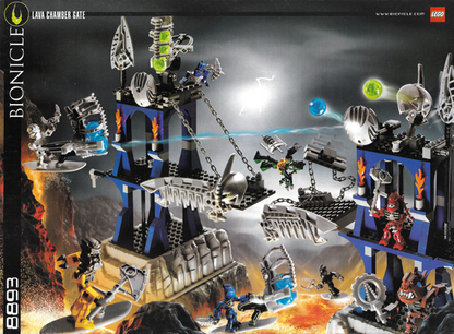 8893 Lava Chamber Gate (Used) LEGO BIONICLE