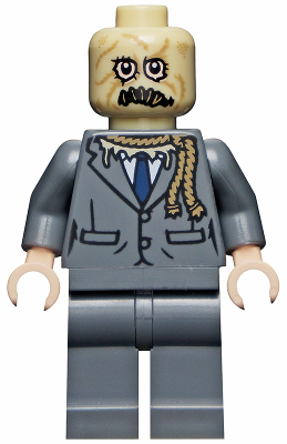 Scarecrow - No Hat, Dark Bluish Gray Suit (sh0780)