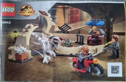 76945 Atrociraptor Dinosaur: Bike Chase (Used) LEGO Jurassic World