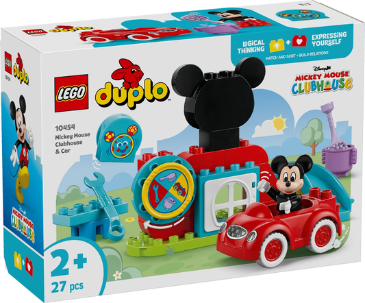 10454 Mickey Mouse Clubhouse & Car (Retired) LEGO DUPLO