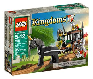 7949 Prison Carriage Rescue (Retired) LEGO Castle
