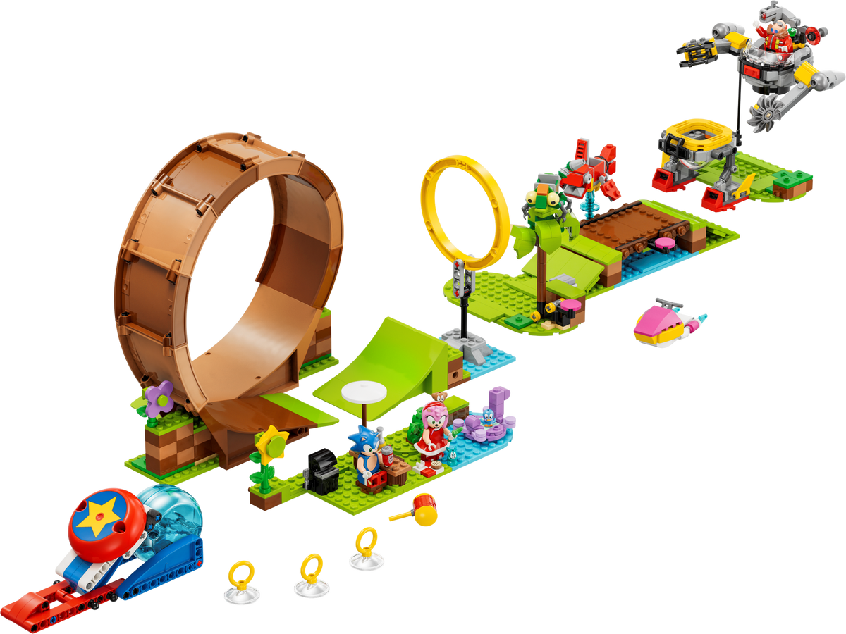 76994 Sonic's Green Hill Zone Loop Challenge (Certified) LEGO Sonic
