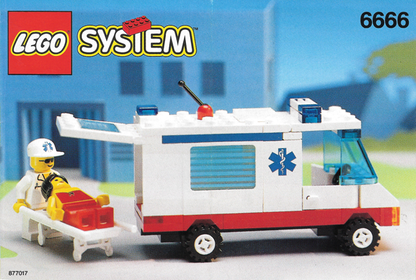 6666 Ambulance (Used) LEGO Town