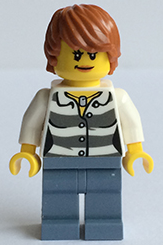 Swamp Police - Crook Female with Dark Orange Hair (cty0514)