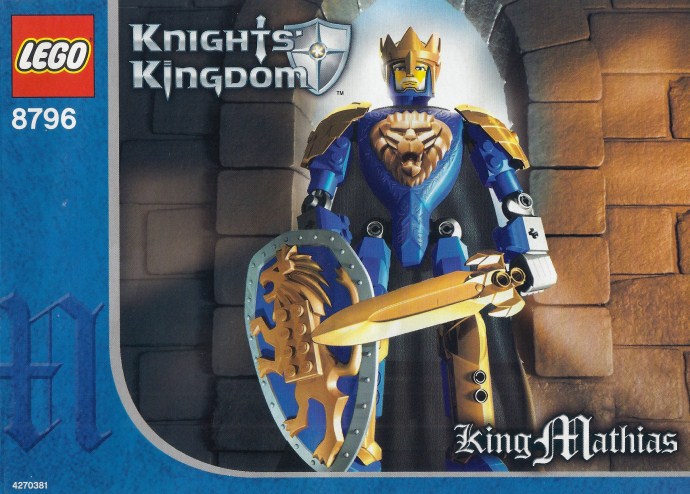 8796 King Mathias (Certified) LEGO Castle