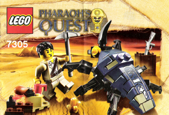 7305 Scarab Attack (Used) LEGO Pharaohs Quest