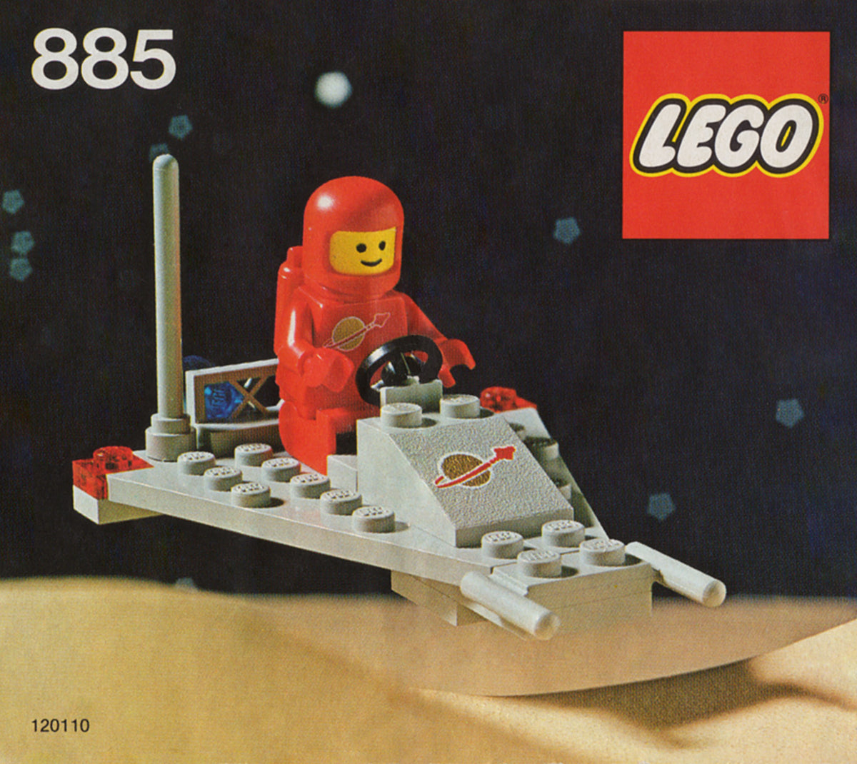 885 Space Scooter (Used) LEGO Space