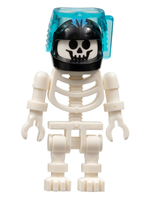 Skeleton with Standard Skull, Black Aquaraiders II Helmet (gen031)