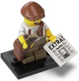 Newspaper Kid - Series 24 Collectible Minifigure (col24-12)