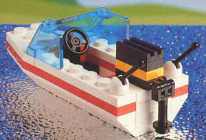 1632 Speedboat (Used) LEGO Town