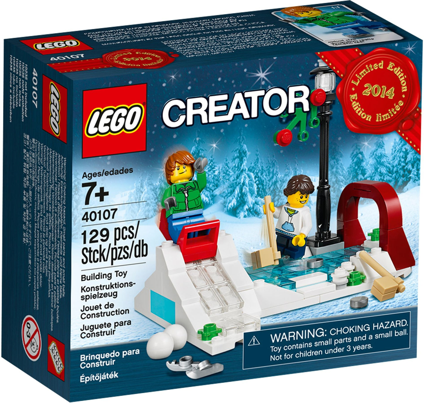 40107 Winter Skating Scene - Limited Edition 2014 Holiday Set (Retired) LEGO Creator