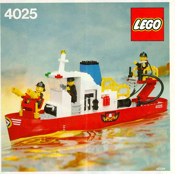 4025 Fire Boat (Used) LEGO Boats