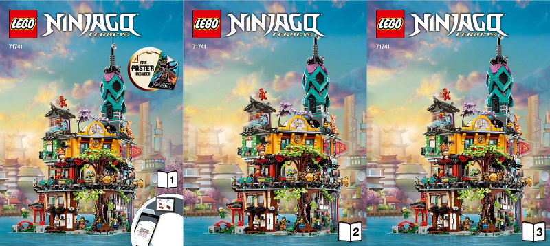 71741 NINJAGO City Gardens (Used) LEGO Ninjago