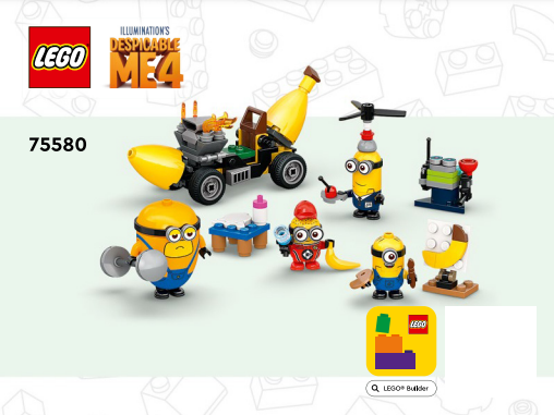 75580 Minions and Banana Car (Certified) LEGO Despicable Me