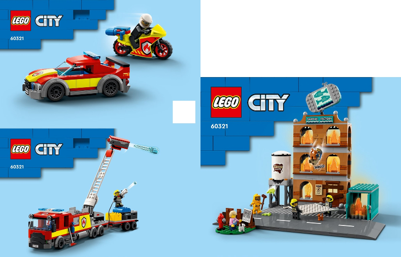 60321 Fire Brigade (Used) LEGO City