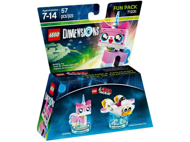 71231 Fun Pack - The LEGO Movie (Unikitty and Cloud Cuckoo Car) (Retired) LEGO Dimensions