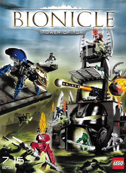 8758 Tower of Toa (Used) LEGO BIONICLE