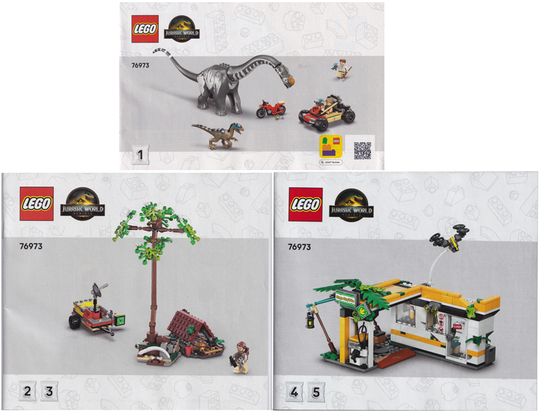 76973 Raptor & Titanosaurus Tracking Mission (Used) LEGO Jurassic World