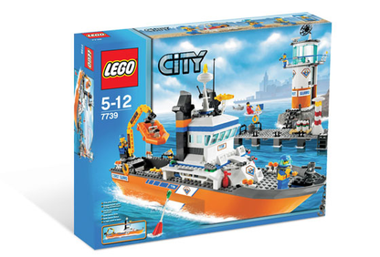 7739 Coast Guard Patrol Boat & Tower (Retired) LEGO City