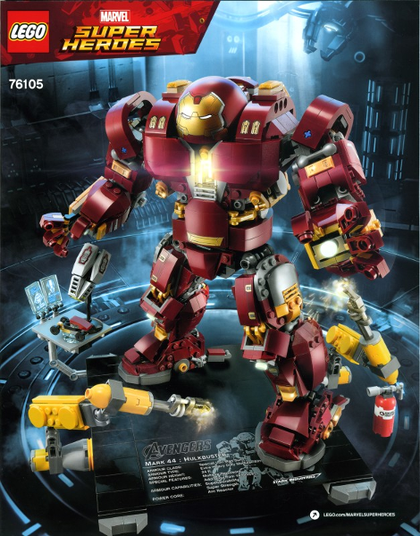 76105 The Hulkbuster: Ultron Edition (Certified) LEGO Super Heroes