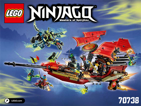70738 Final Flight of Destiny's Bounty (Used) LEGO Ninjago