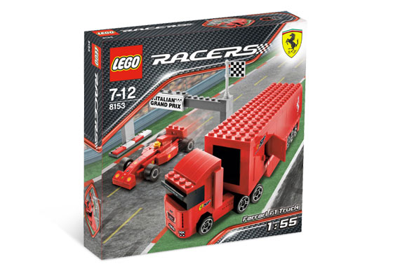 8153 Ferrari F1 Truck (1:55) (Retired) LEGO Racers
