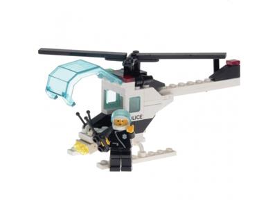 6642 Police Helicopter (Used) LEGO Town