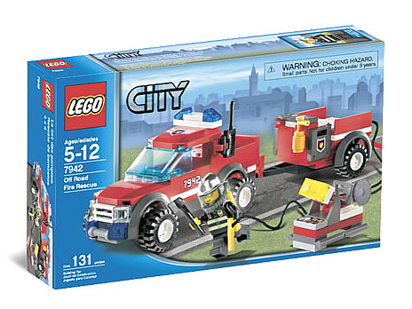 7942 Off-Road Fire Rescue (Retired) LEGO Town