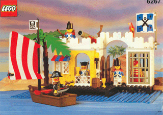 6267 Lagoon Lock-up (Used) LEGO Pirates