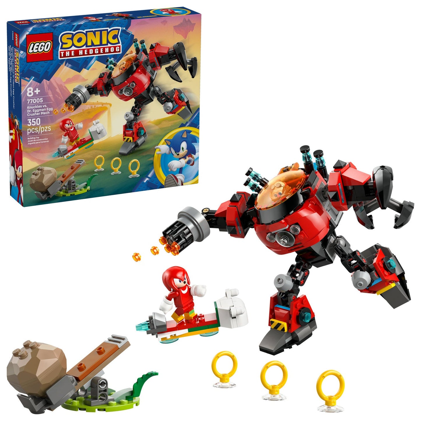 77005 Knuckles vs. Dr. Eggman Egg Crusher Mech